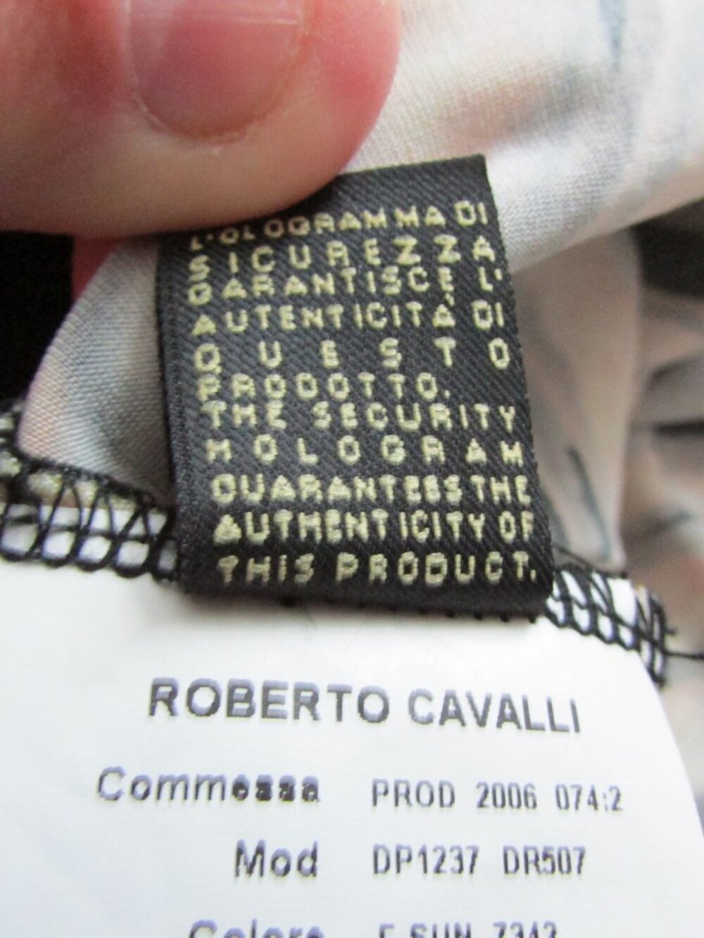Vintage NWT 2006 Roberto Cavalli Ray of Gold Sun Mini Halter Dress XL - Picture 15 of 15